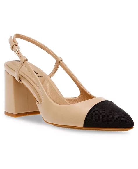 nude heels macy's|Women's Brooklyn Block Heel Slingback Dress Pumps .